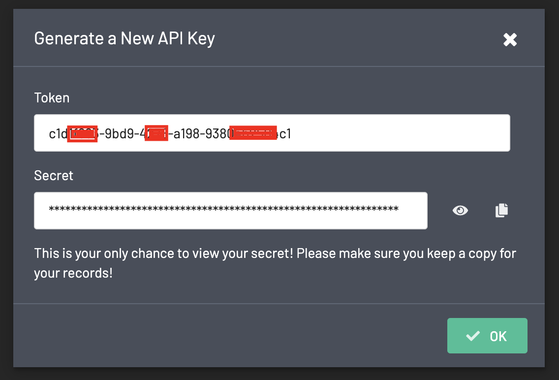 Your Secret Key