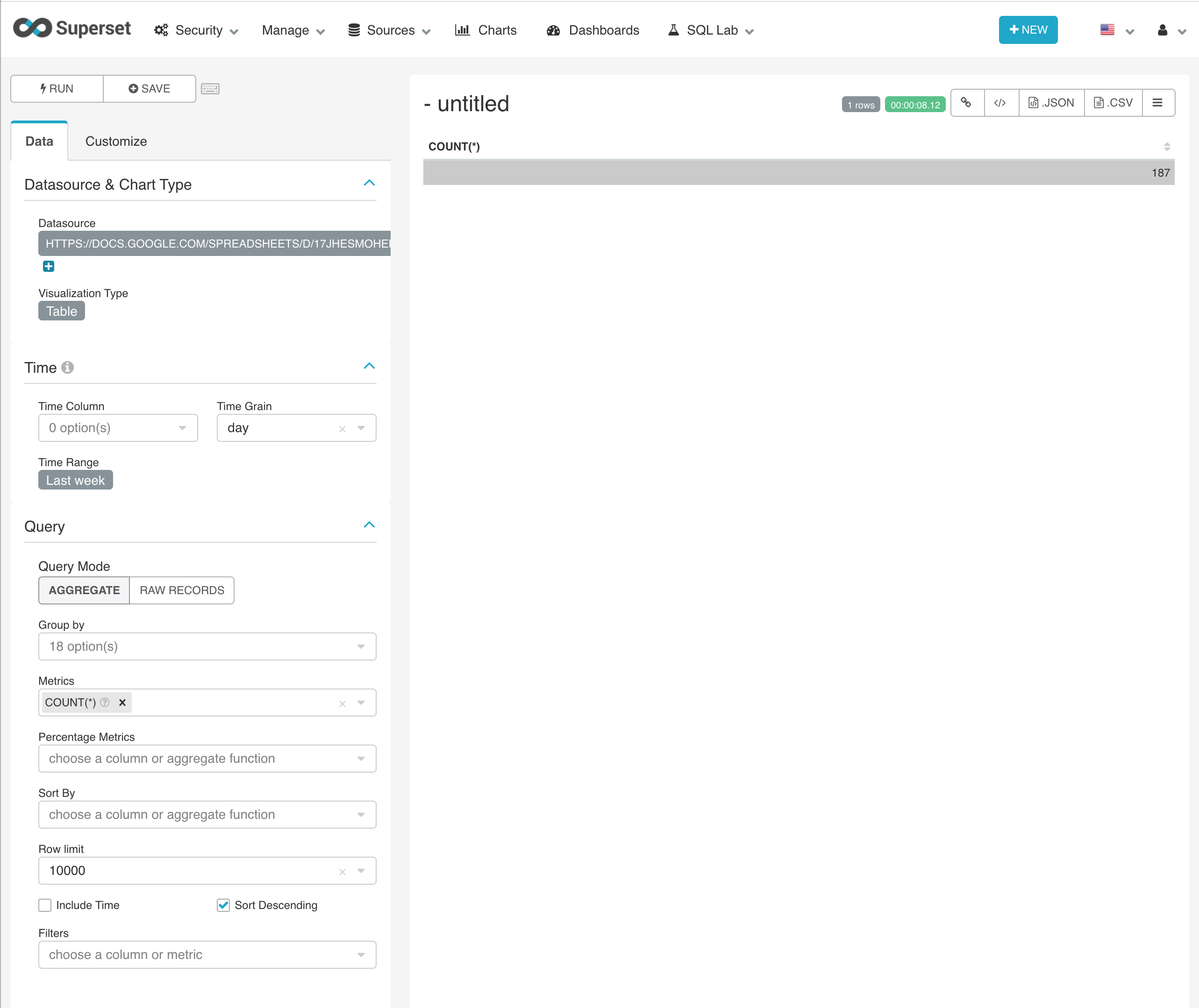 Superset Viz UI Superset Viz UI
