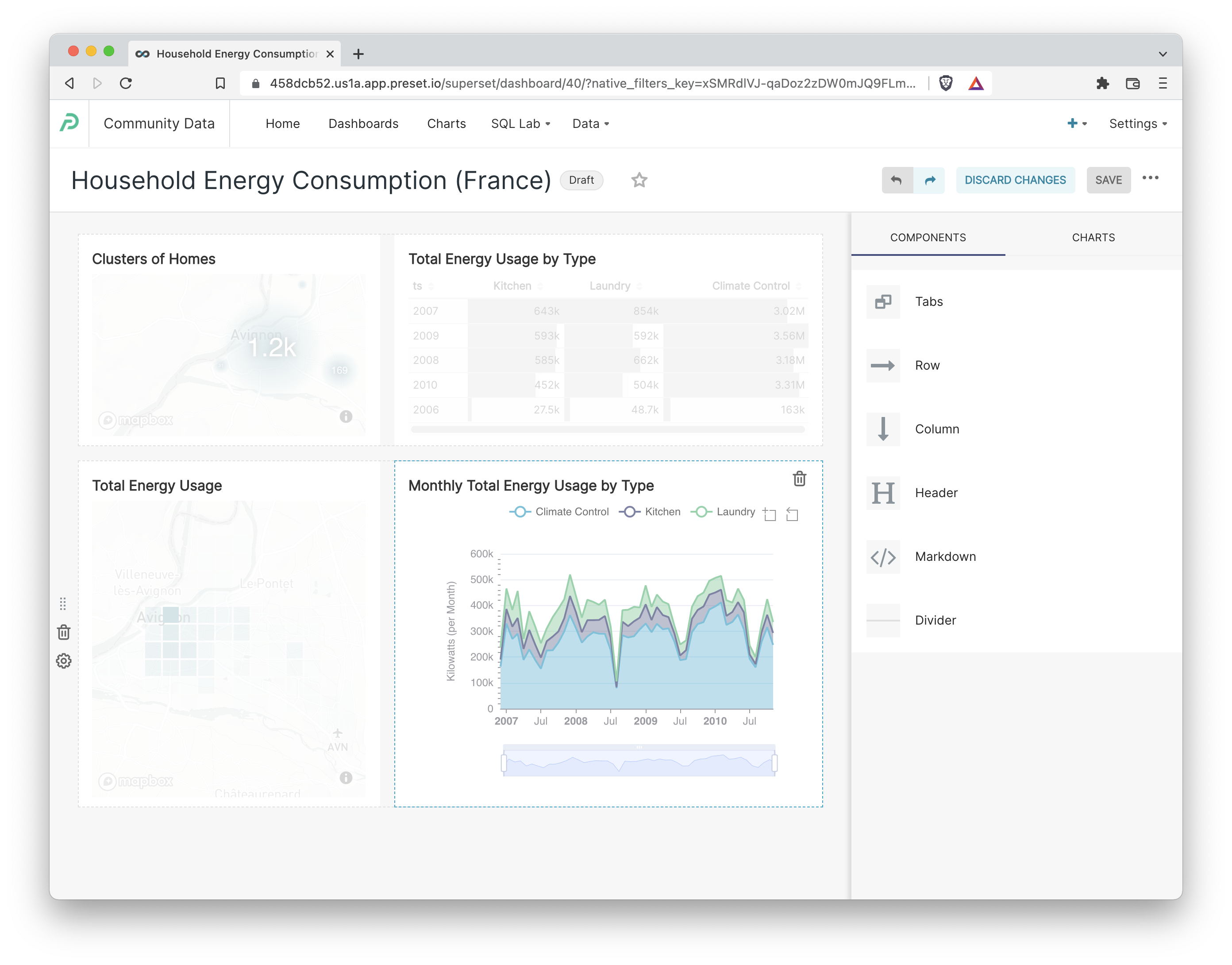 Superset Move Charts