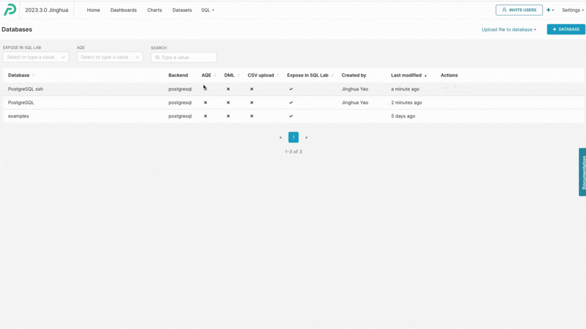 New dataset creation workflow in Preset and Superset